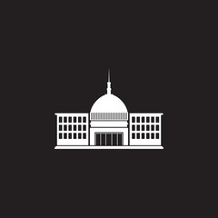 public building icon. Simple element illustration. public building symbol design template. Can be used for web and mobile