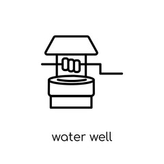 water Well icon from Agriculture, Farming and Gardening collecti