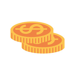 coins money isolated icon