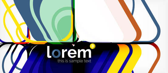 Geometric abstract background