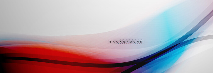 Smooth blur wave background