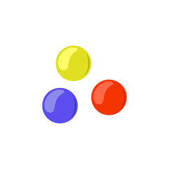 Round multi-colored lollipops icon. Element of sweet icon for mobile concept and web apps. Detailed Round multi-colored lollipops icon can be used for web and mobile