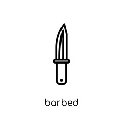 Barbed icon from Army collection.