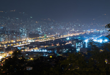 Obraz premium City and night