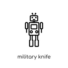 Military Knife icon from Army collection.