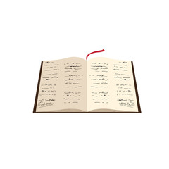 Isolated open bible icon. Christian object. Vector illustration design