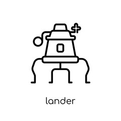 Lander icon from Astronomy collection.