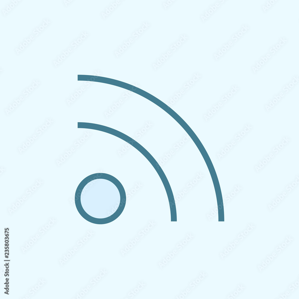 Poster communication sign field outline icon. element of 2 color simple icon. thin line icon for website de