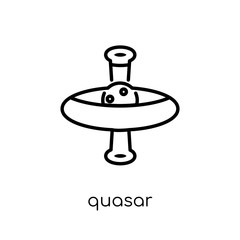 Quasar icon from Astronomy collection.