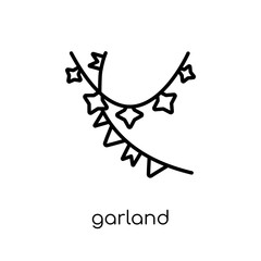Garland icon from Birthday and Party collection.