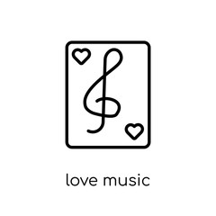 love Music icon from Wedding and love collection.