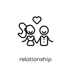 Relationship icon from Wedding and love collection.
