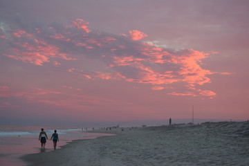 Fototapeta premium sunset on the beach