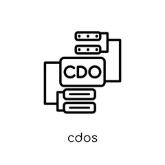 Fototapeta premium CDOs icon from CDOs collection.