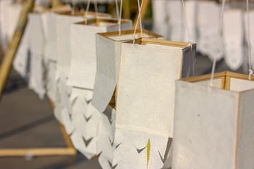 Lanna lantern in Loy Krathong festival