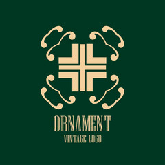 Art Deco vintage logo