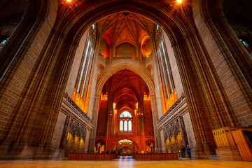 Obraz premium Liverpool Cathedral in Liverpool, UK