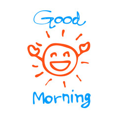 Hand drawn Good Morning background