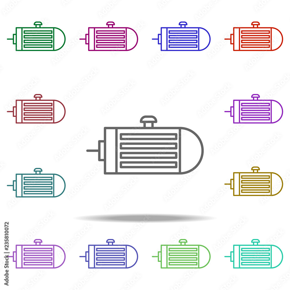 Poster engine tuning icon. elements of auto workshop in multi color style icons. simple icon for websites, 