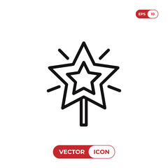 Star vector icon