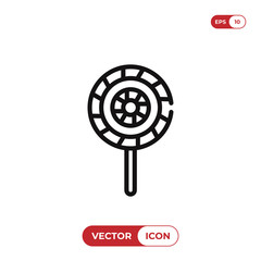 Obraz premium Candy vector icon