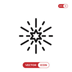 Star vector icon