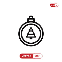 Obraz premium Bauble vector icon
