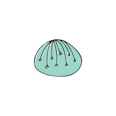 Vector hand drawn sea shell