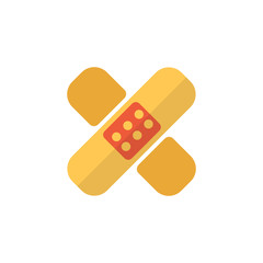 bandage icon vector flat style. medical icon