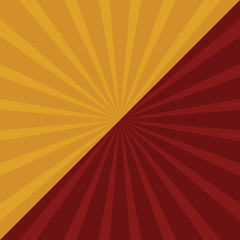 Design business concept Empty template copy space text for Ad website isolated. Two Tone Sunburst Ray Divided by Diagonal Line Explosion Effect Vector