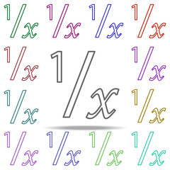 deleting icon. Elements of education in multi color style icons. Simple icon for websites, web design, mobile app, info graphics