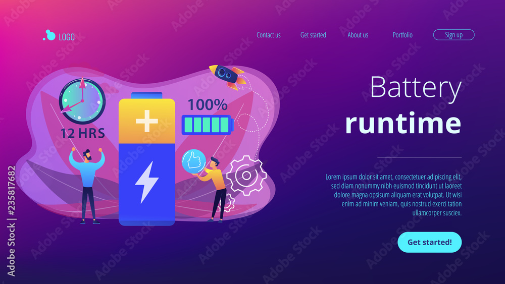 Poster users and battery performance and longevity with charge indicator and time. battery runtime, extend 