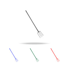 fork for garden icon. Elements of garden in multi colored icons. Premium quality graphic design icon. Simple icon for websites, web design, mobile app, info graphics