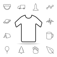 shirt icon. Detailed set of simple icons. Premium graphic design. One of the collection icons for websites, web design, mobile app