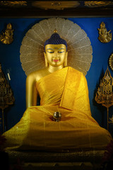 Buddha statue in Gaya, Bihar, India
