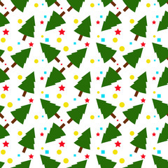 Christmas seamless pattern, vector illustration