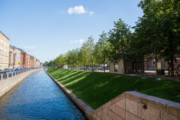 View of the Admiralty Canal near the city park 