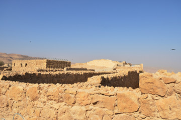 Masada fortress, ancient fortification in Israel situated on top of an isolated rock plateau