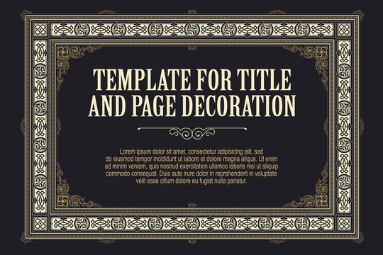 Template flyer, invitations or greeting cards