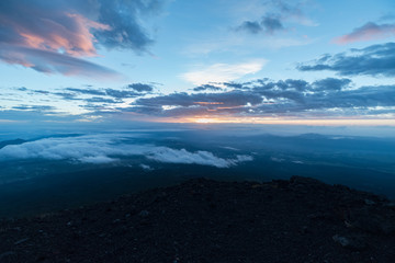 富士山　日の出