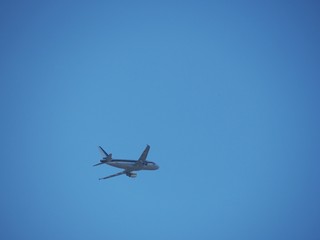 airplane in the sky