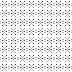 Fototapeta premium Black and white geometric seamless design