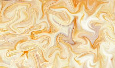Liquid oil paint wave texture background, - 235840066