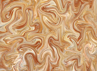 Liquid oil paint wave texture background, - 235840211