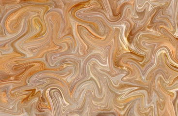 Liquid oil paint wave texture background, - 235840213
