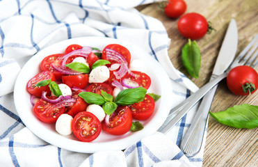Italian caprese salad