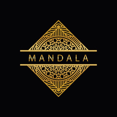 mandala - vector logo/icon illustration