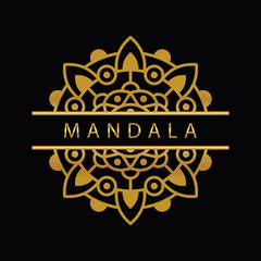 mandala - vector logo/icon illustration
