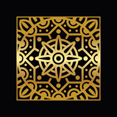 mandala - vector logo/icon illustration