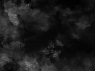 Texture of smoke on black background. Isolated smoke, texture of smoke, abstract powder, dust spray on black background.